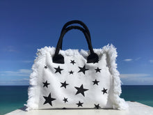 Load image into Gallery viewer, BLACK STAR FRINGE BAG