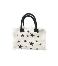 Load image into Gallery viewer, BLACK STAR FRINGE BAG