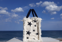Load image into Gallery viewer, BLACK STAR FRINGE BAG